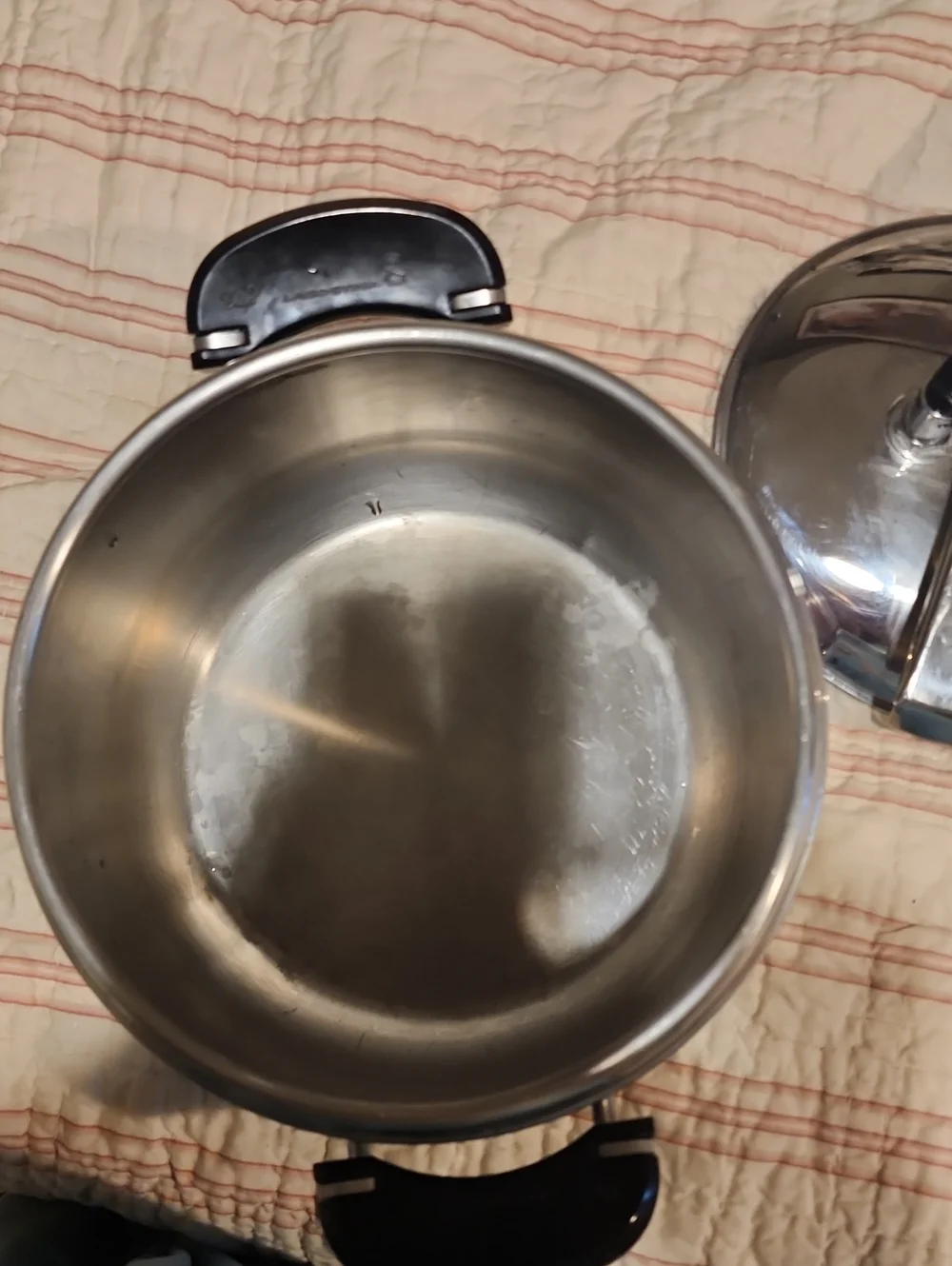 Stainless Steel Pressure Cooker - Polished Silver